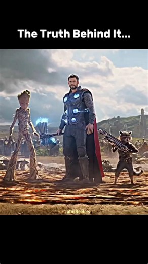 Why Did Rocket Hide Behind Thor? 😳 The Truth Behind It! ☠️ #shorts #viral
