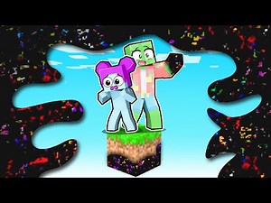 One Block SKYBLOCK with PIBBY in Minecraft!