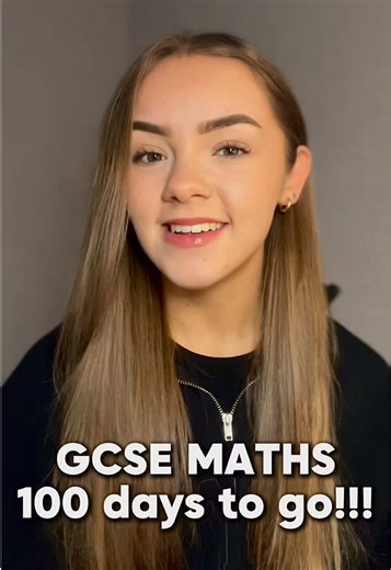 100 days to go until GCSE maths paper 1 !!!! Comment any topics you need help with and we can practice some exam style questions together! Good luck with your revision 😊🍀 #gcse #math #revision
