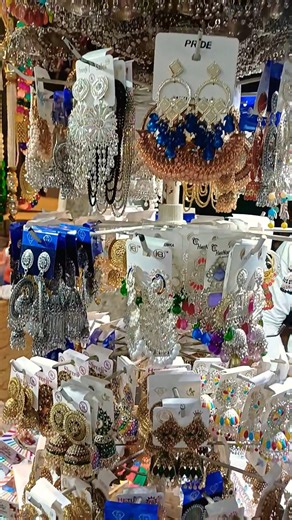 sarojini market @delhi latest jhumakas @earrings collection 👌