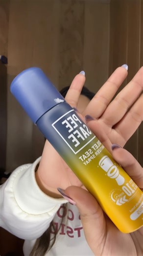 Priyanka ❤️ on Instagram: "#Collab Sharing my current fav hygiene essential You can get these Pee Safe Toilet sanitizer spray 🫶🏻 Now Im not scared of using public washrooms anymore! Thanks to @peesafe . . . #femalehygiene #peesafe #girls #viral"