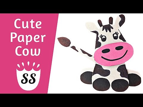 How To Make A Paper Cow | Easy Craft Ideas For Kids