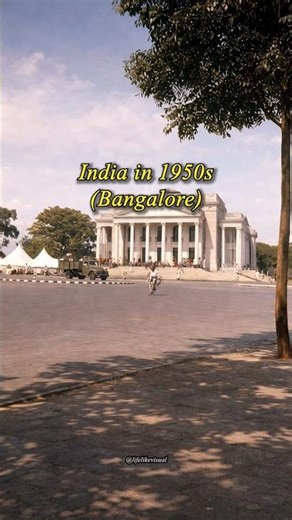 BANGALORE IN 1950s #bangalore #heritageindia #indiahistory #britishindia #bengaluru #karnataka