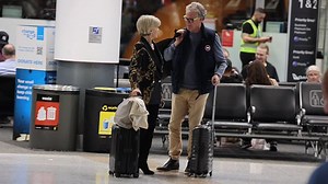 Julie Bishop, 68, confirms romance with new love interest Stephen Gray as they pack on the PDA at Sydney Airport