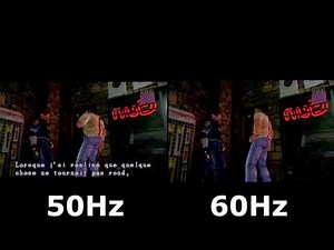 Resident Evil 2 - PAL 50Hz vs PAL 60Hz
