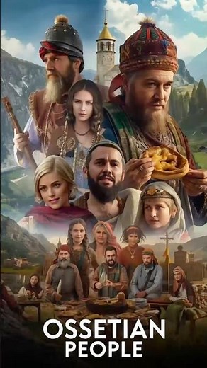 🏔️ The Ossetian People — Guardians of the Caucasus Mountains | #tribalworld #shorts
