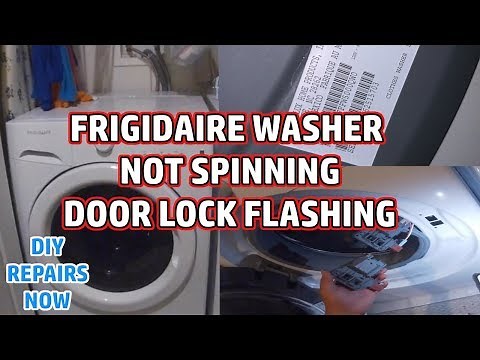 How to Replace Door Latch on Frigidaire Washer (Model FFFW5000QW0)