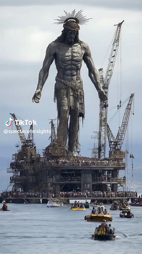 Christ of the Seas: The Tallest Floating Sculpture