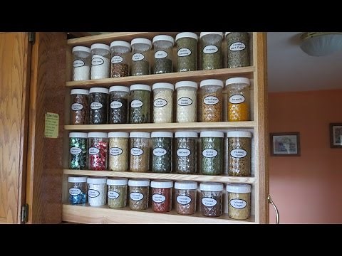 Building A Hidden Pull Out Spice Rack To Organize A Cabinet