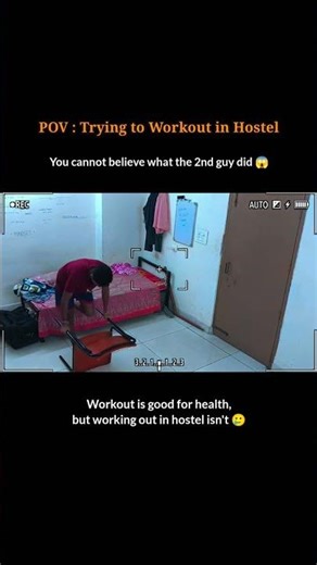 Hostel me Workout kar hi nahi pa raha 😭 #shorts #roommatestories
