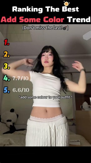 Ranking The Best Add Some Color Trend ✨