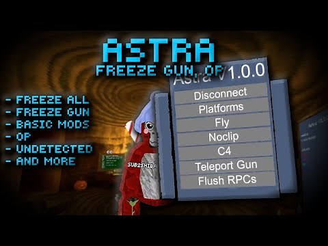 THIS OP FREE MENU CAN BREAK MOVEMENT... | FREEZE GUN | ASTRA GORILLA TAG MOD MENU