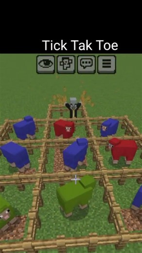 Minecraft Tic-Tac-Toe but with Sheep? 🤔