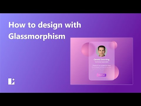 Lunacy tutorial: Glassmorphism in UI design