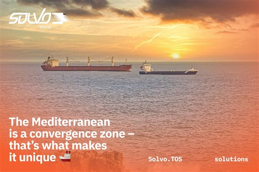 #mediterraneanports2026 #portlogistics #intermodallogistics #porttechnology #smartports #maritimeindustry | SOLVO WORLD | IT solutions for ports & terminals