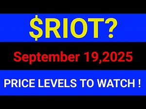 RIOT Stock (Riot Platforms, Inc.) RIOT Stock Analysis | RIOT Stock Price Today | September 19, 2025