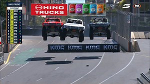 109K views · 4.3K reactions | 2020 Adelaide Stadium Super Trucks Race #2. What a finish! | Stadium Super Trucks | Facebook