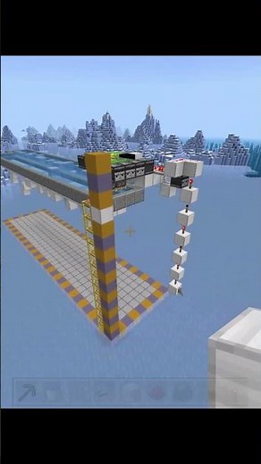 Expandable Ice Farm for Minecraft Bedrock