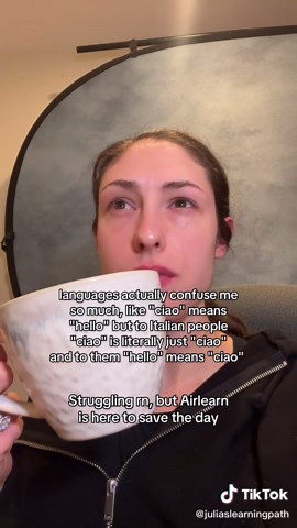 good thing Airlearn’s there to save me from the chaos #airlearn #languagelearning #italianlearning #relatable #fyp