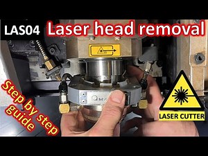 LAS04 Laser head removal. Amada Fibre Laser LCG AJ