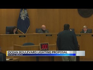 Myrtle Beach OKs allocating $500K for Ocean Boulevard lighting