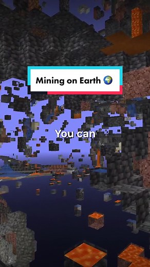 Strategic Earth Mining in Minecraft