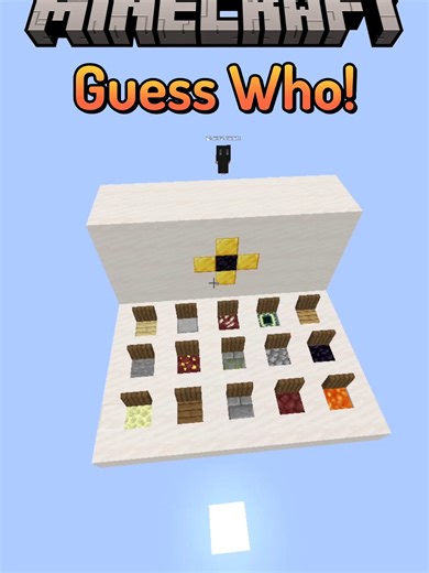 Minecraft Guess Who Game for Fun Gaming Moments