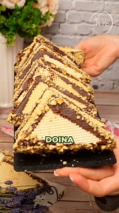 🍫 ✨ Prăjitura Doina 😍 Un clasic românesc cu foi crocante și cremă bogată de ciocolată🥮 | Rețetele Bunicii