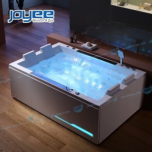 [Hot Item] Joyee Hotel Shower Combo Acrylic 2-4 Person Full Body Massage Therapy SPA Bathtub