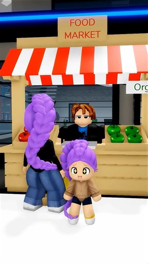 Little Rumi saw not cute anymore trend on the building #robloxshorts #roblox #shorts