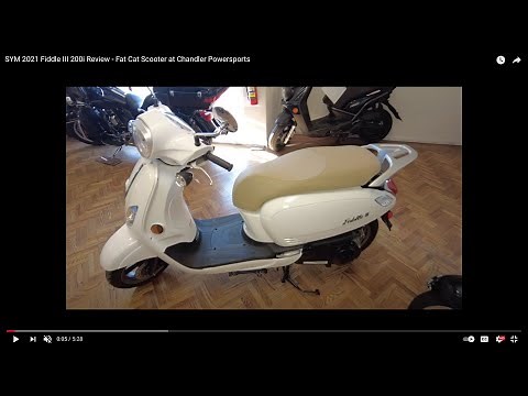 SYM 2021 Fiddle III 200i Review - Fat Cat Scooter at Chandler Powersports