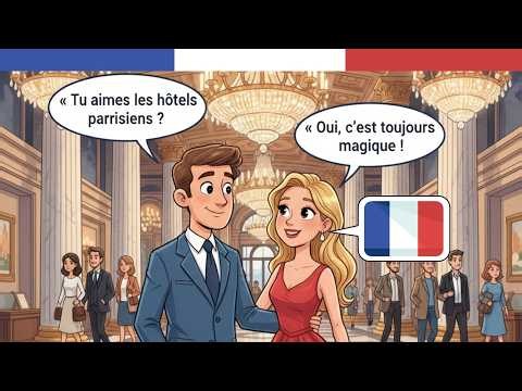 Learn French with Real Hotel Dialogue in Paris 🏨🇫🇷 | Easy French Listening A1/A2