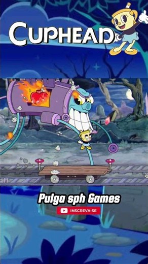 Very angry boss in Cuphead #shorts #shortsgaming #cuphead