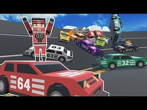 HUGE NASCAR CRASH & TRACK BUILD! - Tiny Town VR Gameplay - Oculus VR Game