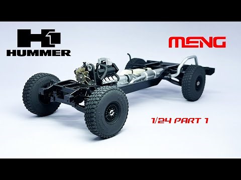 Building: Meng Hummer H1 1/24 scale Part 1
