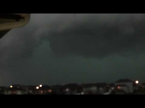 Video of a tornado forming over Bellevue, Nebraska
