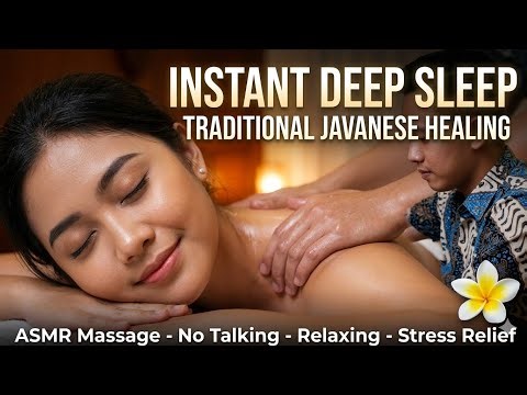 Ultimate Stress Relief: Traditional Back & Glute Massage for Deep Sleep 🌿
