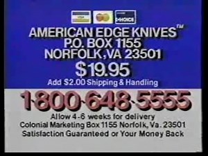 CBN Cable late night commercials, 3/12/1986