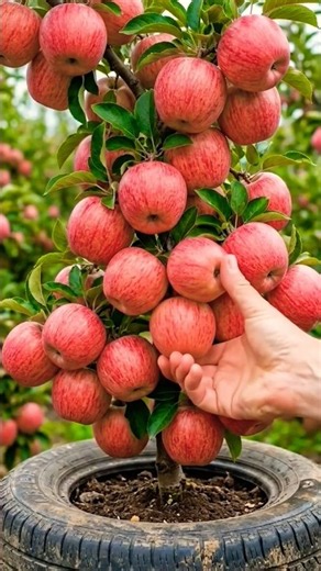 New techniques for growing apple trees to produce more fruit #garden #fruit #nature