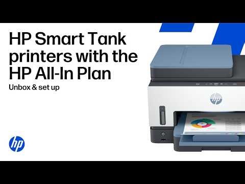 Unbox & set up with the HP All-In Plan | HP Smart Tank 7600r printers