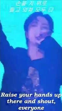 BTS jump V part full screen lyrics