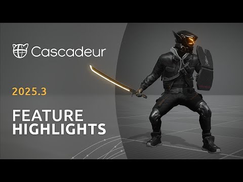 Cascadeur 2025.3 Feature Highlights