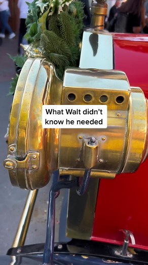 Exploring Walt Disney's Vintage Fire Engine at Disneyland