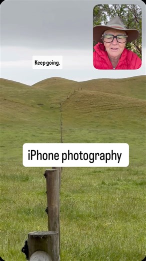 36K views · 208 reactions | I’ve got my iPhone with me today and I’m using the long lens, the 200mm lens on the iPhone 17 to bring the hills in close to me When you zoom in with the lens only then can you see the shape of the hills iPhone 17pro max provided by Apple | Learn how to Photograph | Facebook