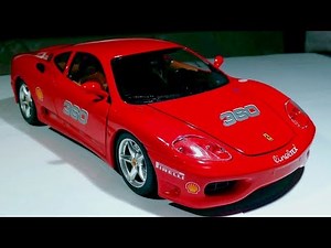 Reviewing the 1/18 Ferrari 360 Modena Challenge by Bburago