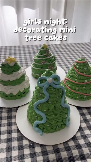 jonah on Instagram: "I can’t wait for the holiday girls nights 🎄 #diy #girlsnight #cake #baking #holiday #christmas"