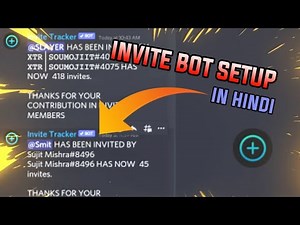 How to setup invite tracker bot in hindi || How to set Invite bot