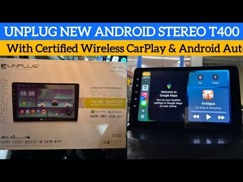 Unplug android stereo with Certified wireless apple carplay & android auto | Unplug T400 car stereo