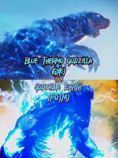 Blue Thermo Godzilla (GXK) vs Godzilla Earth (POTM) |#godzillaxkongthenewempire
