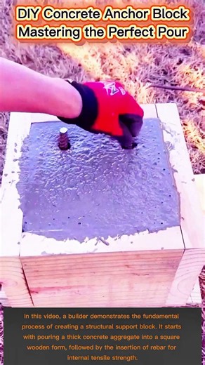 DIY Concrete Anchor Block: Mastering the Perfect Pour